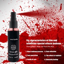 1Pc Fake Blood Spray Zombie Cosplay Realistic Effect Vampire Halloween Theater