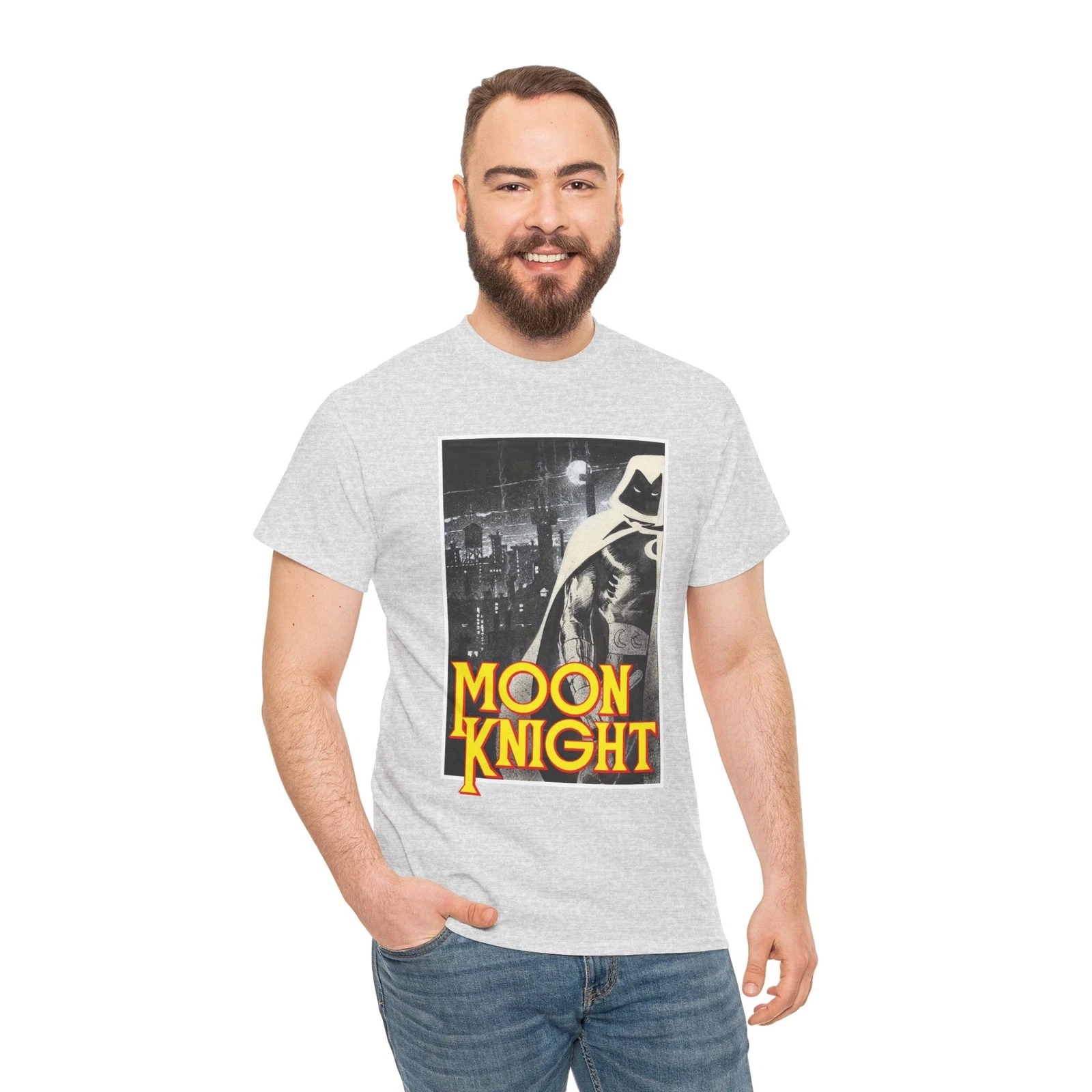 Moon Knight T-Shirt - Bill Sienkiewicz Art - Marvel Comics 1980s