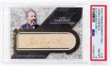 2024 Topps Transcendent Cut James Garfield Auto 1/1 POTUS PSA One Of One