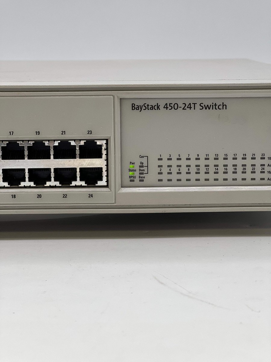 Nortel BayStack 450-24T 24 Port Network Switch (Used) | eBay