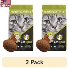 Organic Coconut Cat Litter Non Clumping Hypoallergenic Dust Free 2 Pack 5 lb New