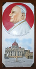 TRES RARE PLAQUE CERAMIQUE l’effigie  DU PAPE JOANNES  XXlII VATICAN