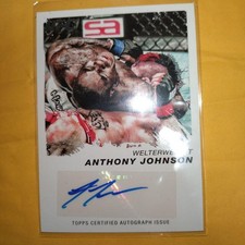 UFC TOPPS 2011 Anthony Johnson Autographed Card