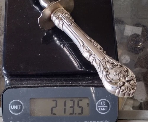 Vintage Sterling Silver Knife Sharpener - 213.5 g - Chantilly by Gorham?