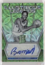 2017-18 Panini Spectra Neon Green Prizm 25/25 Dick Barnett #IL-DBN Auto HOF 5w7