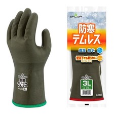 SHOWA Glove Cold-Resistant No. 282 Warm Temres Olive Green 3L size Lightweight