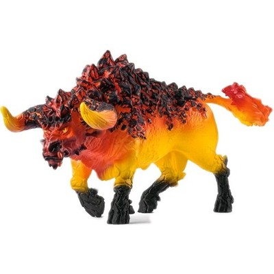 Schleich ELDRADOR 42493 Feuerstier, Feuer Stier, Lavawelt, Fantasy, Sammelfigur