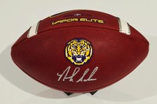 Nick Saban Signed Auto LSU Tigers Nike Vapor Elite Official Game Football JSA