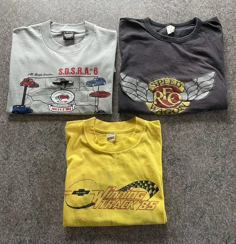 Lot Of 3 Vintage 1980’s Single Stitch Tees & REO Speedwagon 1980s vintage concert t-shirt, vintage, size XS, single stitch, B+ condition