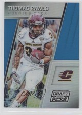 2016 Panini Prizm Collegiate Draft Picks Blue Prizm Thomas Rawls #92 y0i