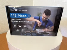 STREBITO Electronics Precision Screwdriver Sets 142-Piece with 120 Bits Magne...