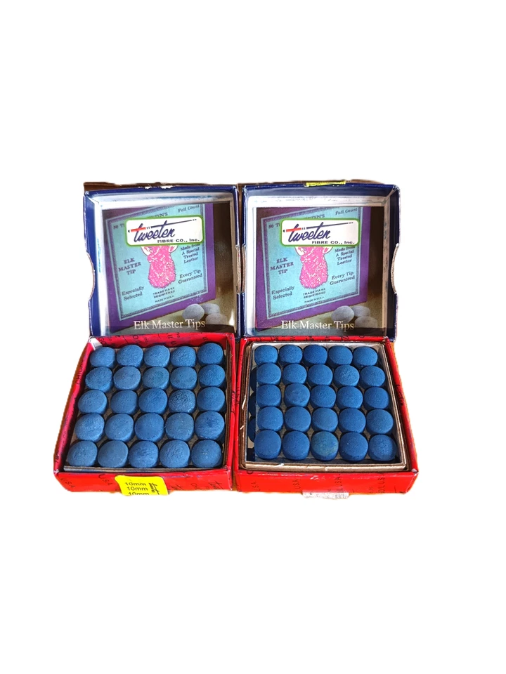 Elkmaster Cue Tips Snooker / Pool 10mm FREE DELIVERY - Image 1 of 1
