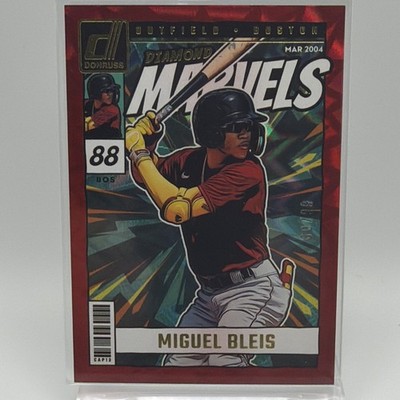 Panini Donruss Baseball 2024 Miguel Bleis #4 Red Xplosion /99 RC Red Sox