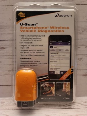 ACTRON U-Scan Smartphone Wireless Vehicle Diagnostics CP9600 NEW 