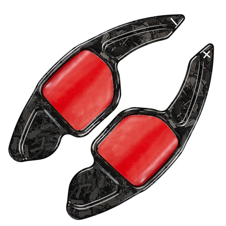Carbon Fiber Steering Wheel Paddle Shifter Extension Fit Audi A4L A8 S5 S6 09-12 - Image 4 of 4