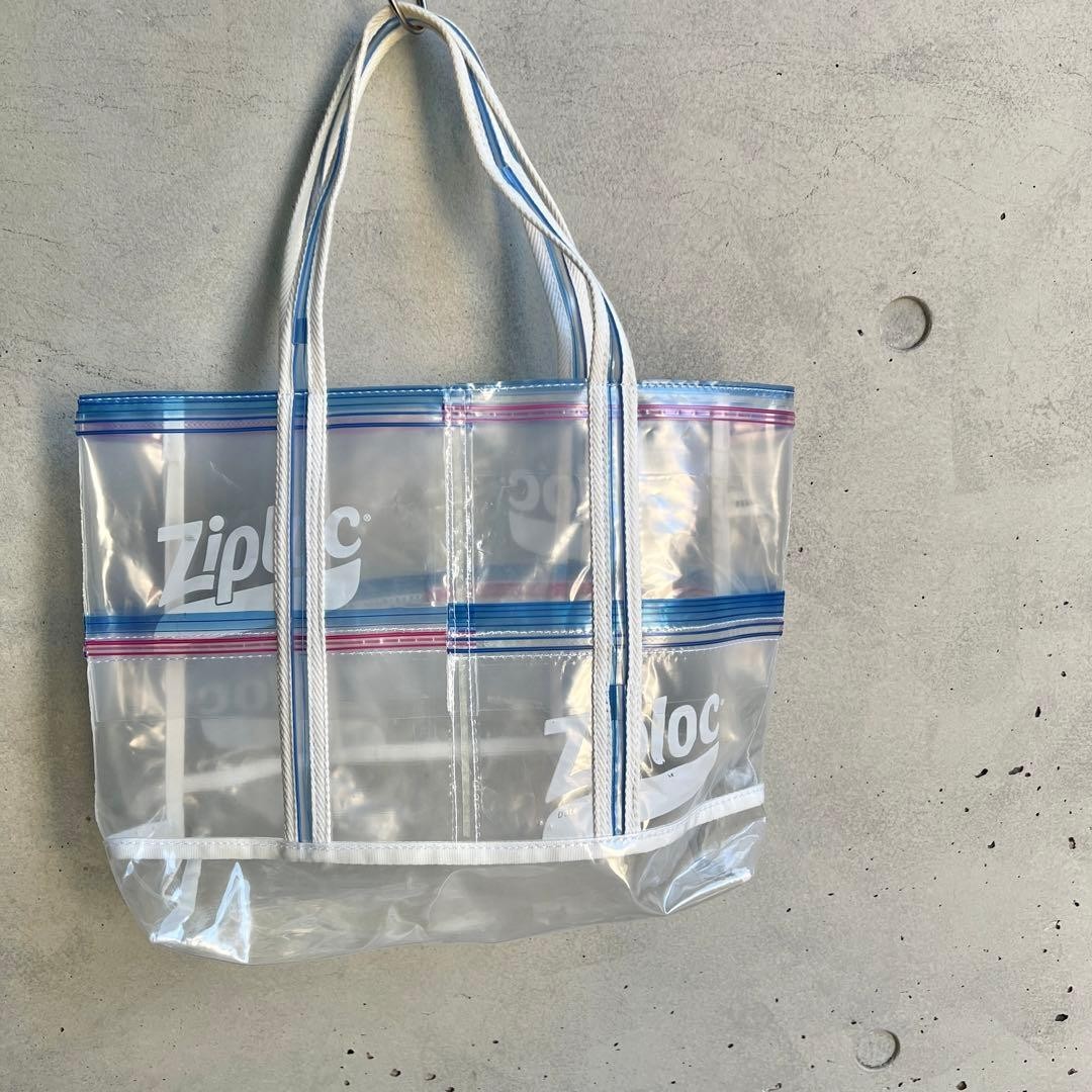 BEAMS JAPAN Ziploc Collaboration Tote Bag Rare Summer Limited Edition USED item
