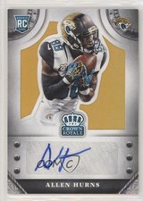 2014 Panini Crown Royale Rookie Signatures Gold 4/25 Allen Hurns #S-AH Auto 00q0