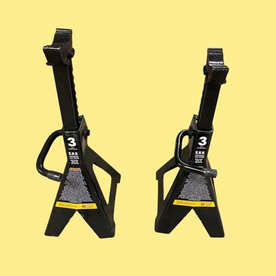 BIG RED AT43006BR Steel Jack Stands: 3 Ton Capacity 2 Pack Black #5065 AMZ34
