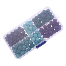  Volcanic Stone Jewelery Making Beads Bracelet Spacers for Jewelry
