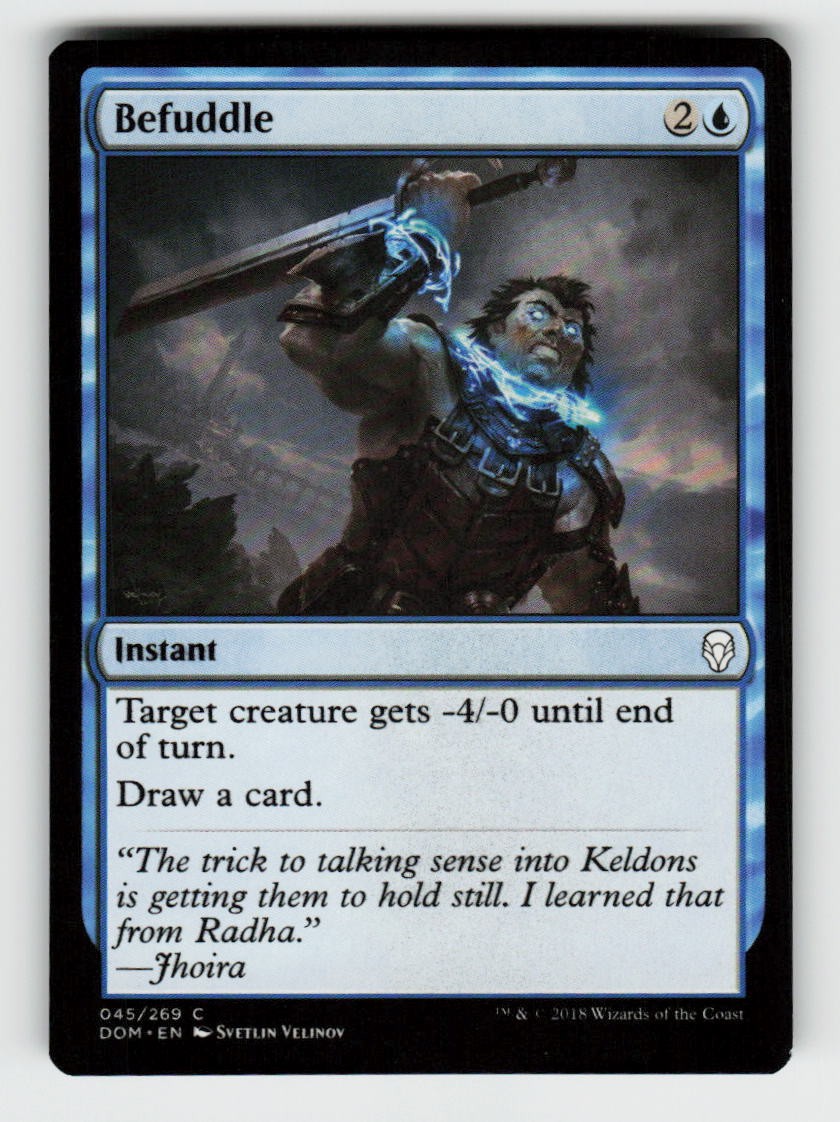 Befuddle 45 Common Dominaria Magic: The Gathering