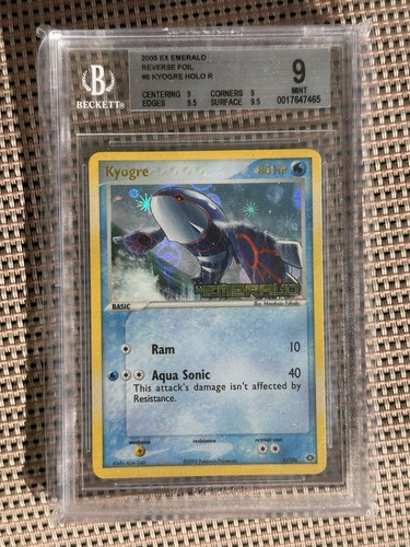 Kyogre graded BGS 9 for sale on eBay