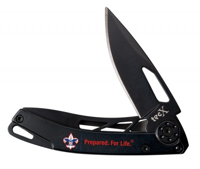 TecX by Case xx Dinero Frame Lock Boy Scouts Black Stainless Steel 18060 Knives