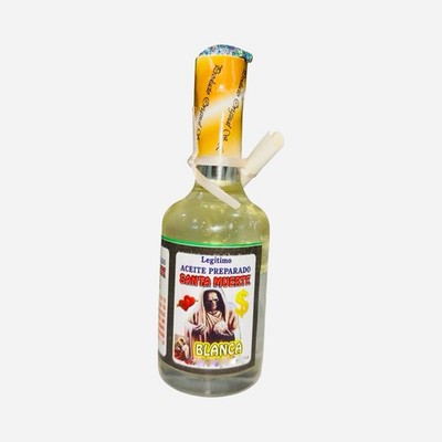 SANTA MUERTE BLANCA Aceite Para Proteccion de Enemigos y Envidia Holy Death Oil