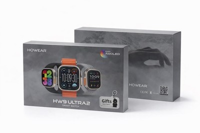 Smart Watch with AMOLED Display |Bluetooth Smartwatch, Fitness & Health Tracker