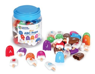 Learning Resources Mini ABC Pops   Alphabet Toys, Puzzle, Medium, Multi