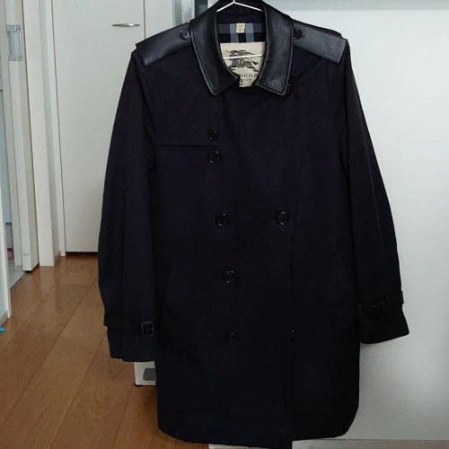 Burberry London Blue Trench Coats Coats, Jackets & Vests for Men