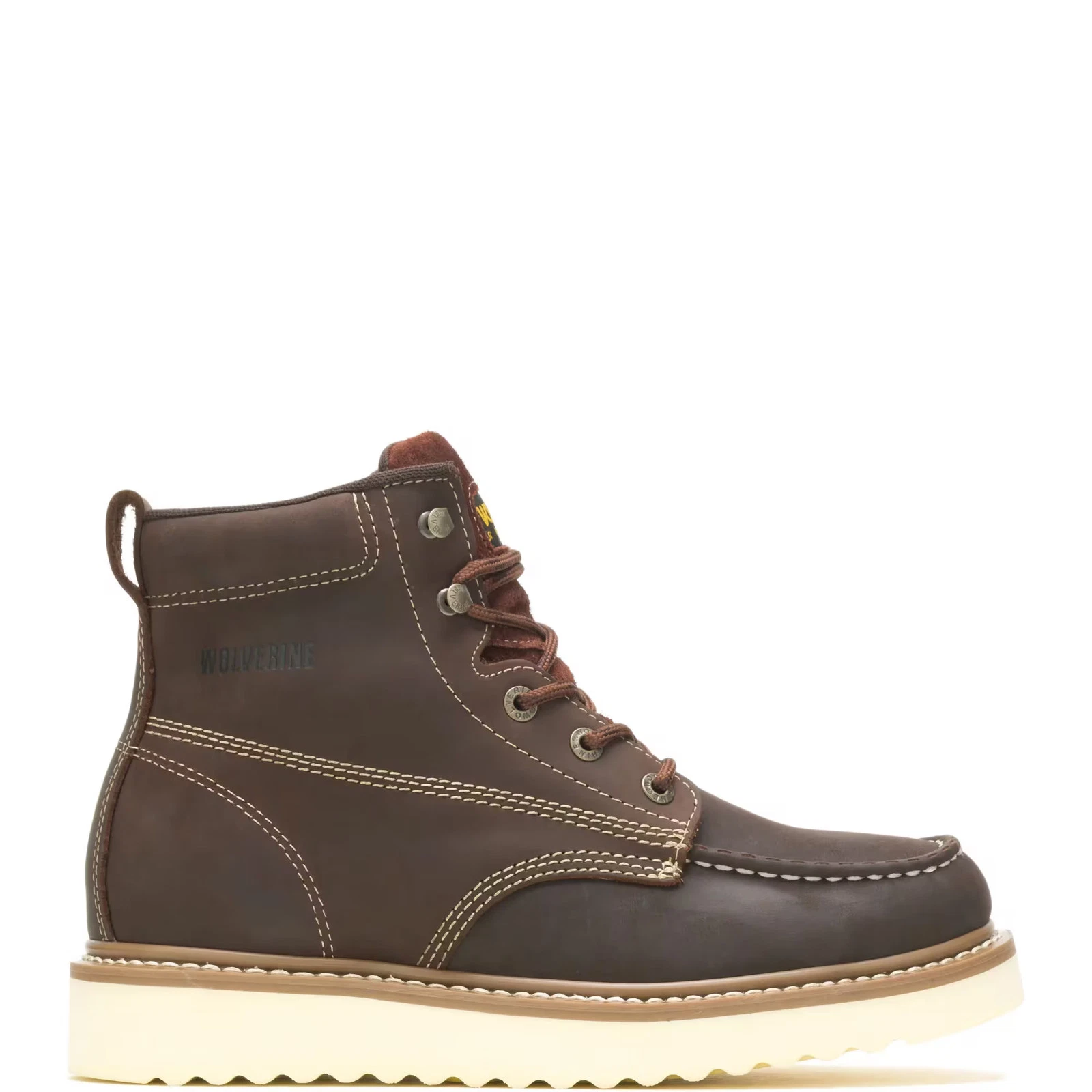 Wolverine Men Loader 6" Wedge Boot Work Shoes Leather