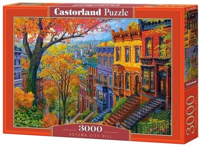 NEW Castorland Jigsaw Puzzle 3000 Pieces Autumn City Hill