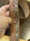 Vintage  Abercrombie Brown Leather Belt size Women's M/L 38” — photo 8