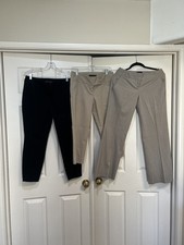 3 Pairs Of The Limited Women s Dress Chino Pants Tan Grey Stretch Size 4