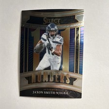 2025 Panini Select Numbers Jaxon Smith-Njigba #20 Seahawks Insert