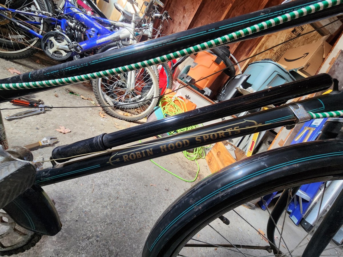 🔥 VTG Genuine Robin Hood Sports Made In England 3 Speed Bicycle