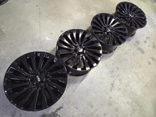 22" LINCOLN NAVIGATOR F150 EXPEDITION BLACK OEM FACTORY STOCK WHEELS RIMS 6X135