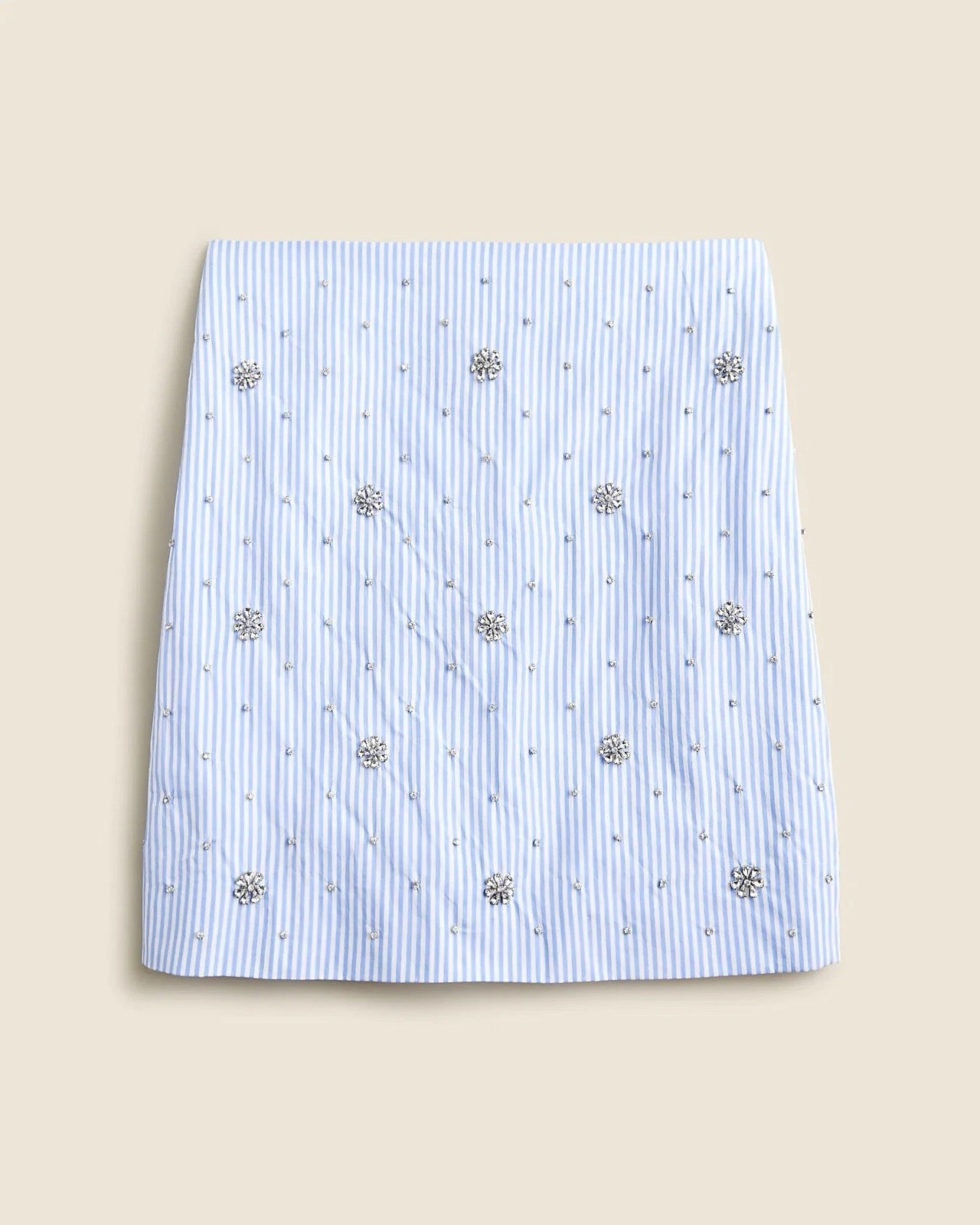 J.Crew Collection embellished blue & white stripe mini skirt size 2 NWT
Opens in a new window or tab