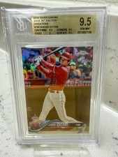 2018 Topps Chrome Shohei Ohtani Rookie Refractor Variations RC #700 BGS 9.5 