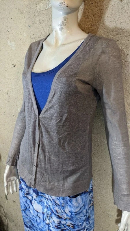 Comptoir des Cotonniers Taille 38  Superbe gilet femme beige - Photo 2/4