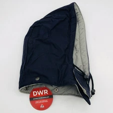 Bulwark FR HLH2NV-RG-M Flame Resistant Hood Blue Navy Snap and Loop Drawstring