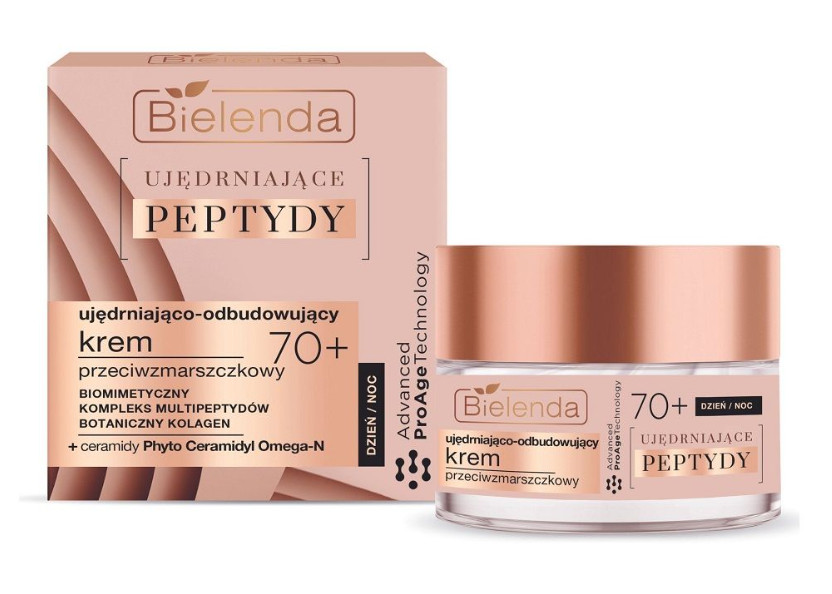 Bielenda Firming Peptides Anti-Wrinkle Cream 70+ Firming Rebuilding Day/Night