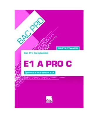 E1a Pro C - Pochette