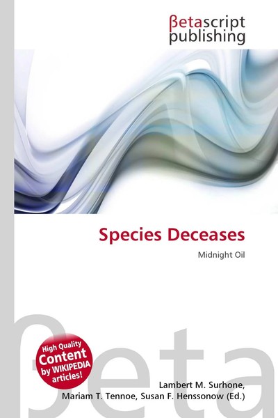 Lambert M. Surhone (U. A.) | Species Deceases | Taschenbuch | Englisch (2026)-image
