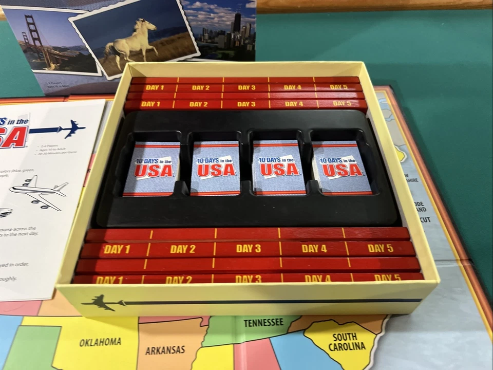 10 Days In The USA Board Game 100% Complete - Image 4 of 4