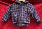 De-Mark Girls Purple & Black Jacket Size 20 SW146