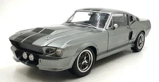KK Scale 1/12 Scale KKDC120171 - 1967 Ford Mustang Shelby GT500 - Black/Silver
