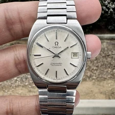 OMEGA Seamaster 1976 Classic Automatic Men's Watch Cal.1012 166.0206 Silver