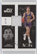 2019-20 Panini Noir Icons Memorabilia 63/99 John Stockton #IM-JSK HOF 5yi