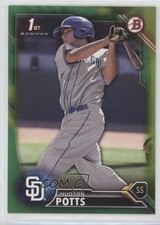 2016 Bowman Draft Draft Picks Green 67/99 Hudson Potts #BD-52 4p1